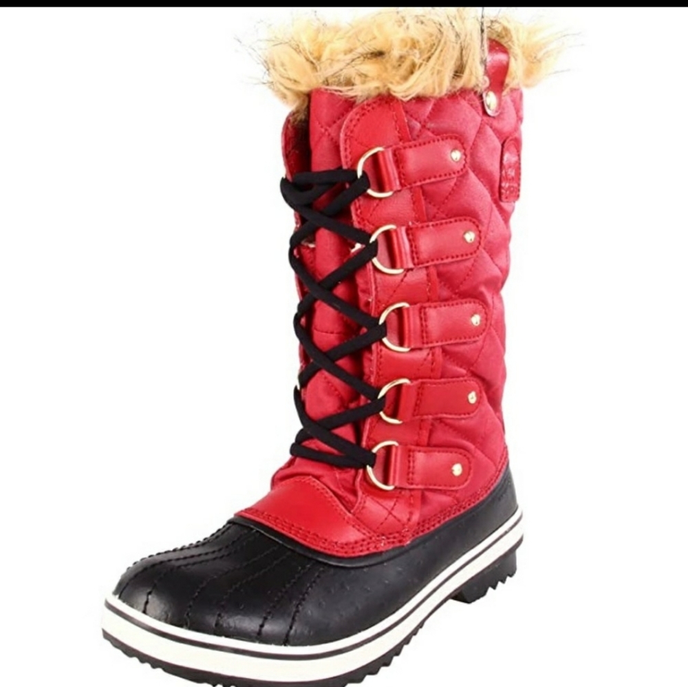 Sorel red Tofino winter snow boots waterproof 6 - Picture 2 of 6